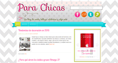 Desktop Screenshot of parachicas.net